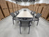 Imperial 9 Pce outdoor Setting 1 X Extension Dining Table + 8 Chairs In Charcoal