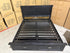 Calloway Queen size Bed inc draws in black