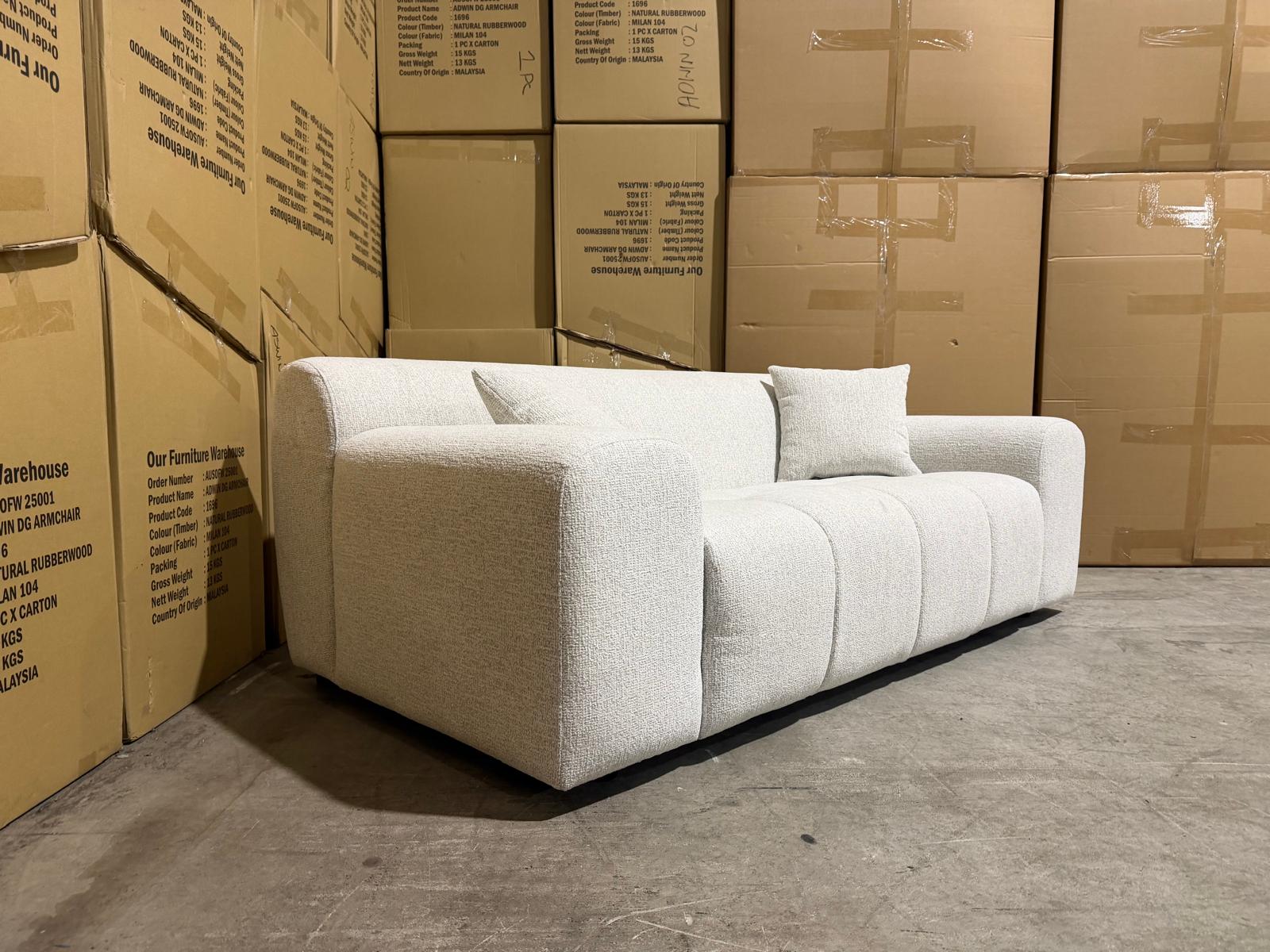 Bobbi 2 seater sofa Lounge In Natural