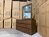 Flinders dressing table inc mirros in Pecan finish