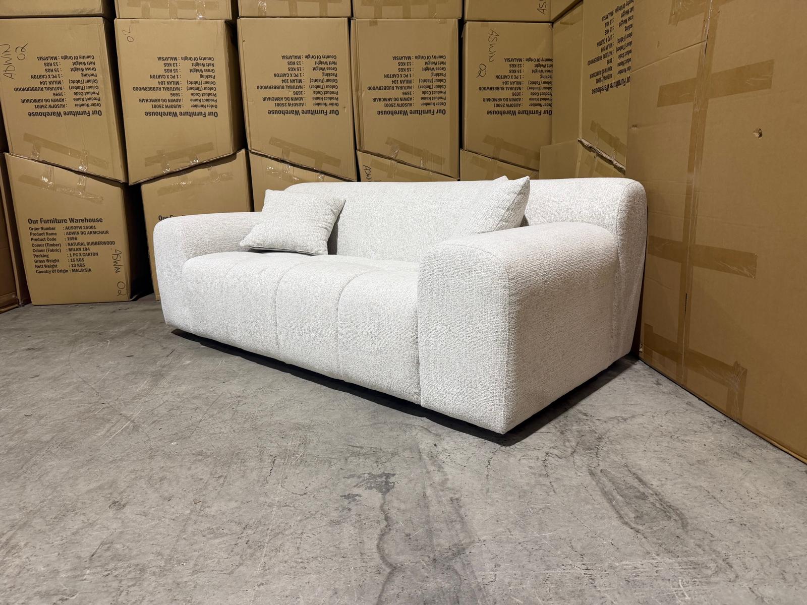 Bobbi 2 seater sofa Lounge In Natural