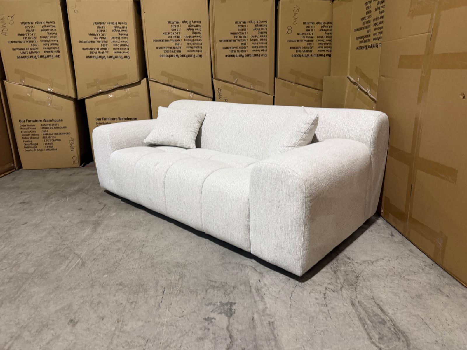 Bobbi 2 seater sofa Lounge In Natural