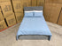 Stuart Double Bed in Light Grey