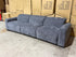 Watford Oversize 3 seater Lounge with electric recliners Licorice