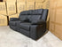 Kenso 2 Seater With Dual Recliners In Soft Rhino Black
