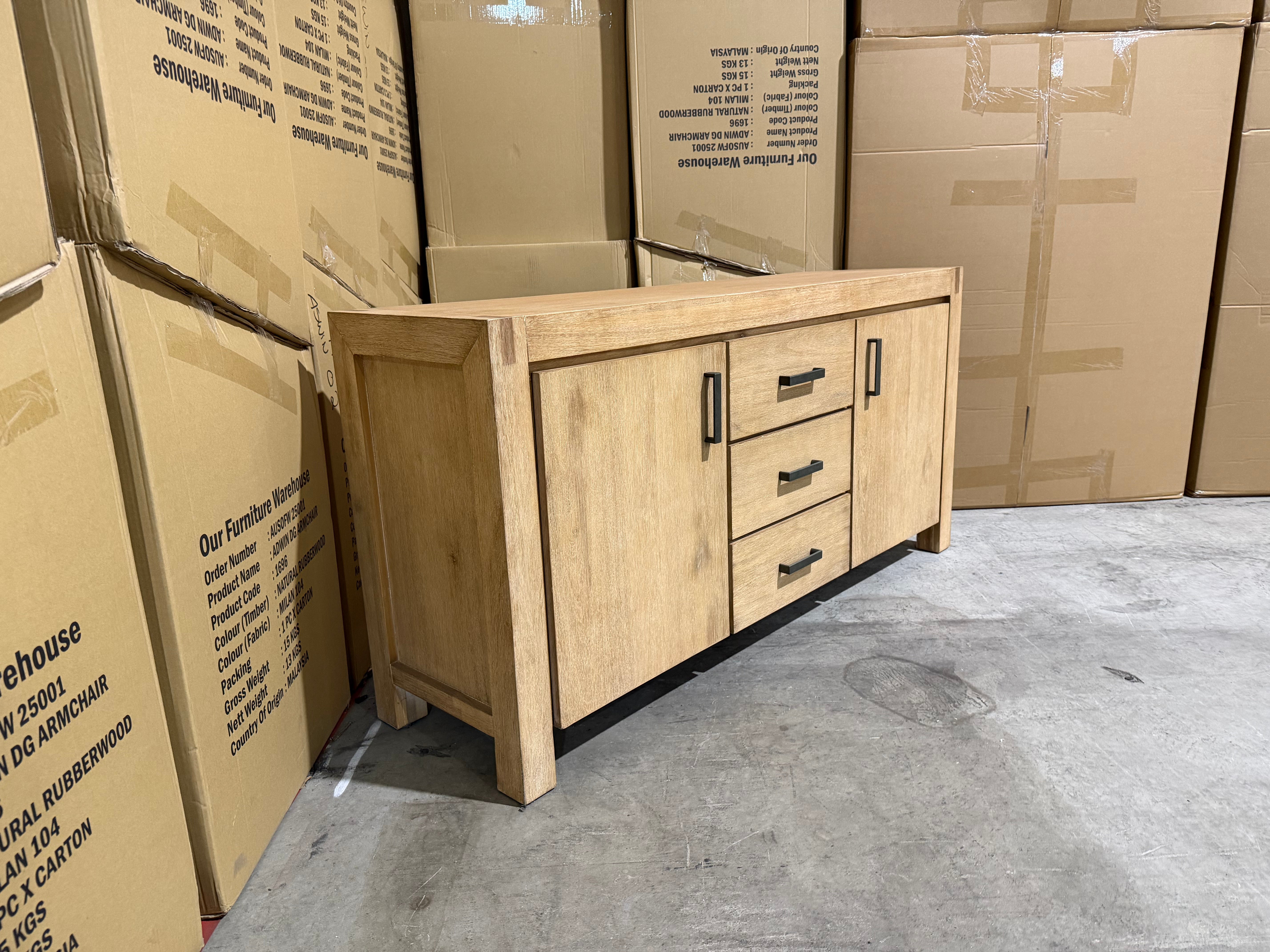 Crystal brook 1620 buffet in acacia timber