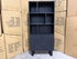 Eclipse Bookcase Matt black finish oak timber