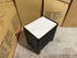 Portugal bed side chest black finish with marble looking top