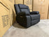 Kenso Single Recliner With Dual Motion Recliner In Soft Rhino Black
