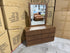 Flinders dressing table inc mirros in Pecan finish