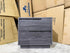 Vienna bed side chest in grey