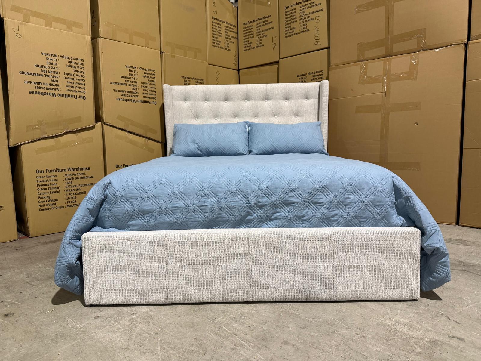 Memphis Double Bed in share 111 natural