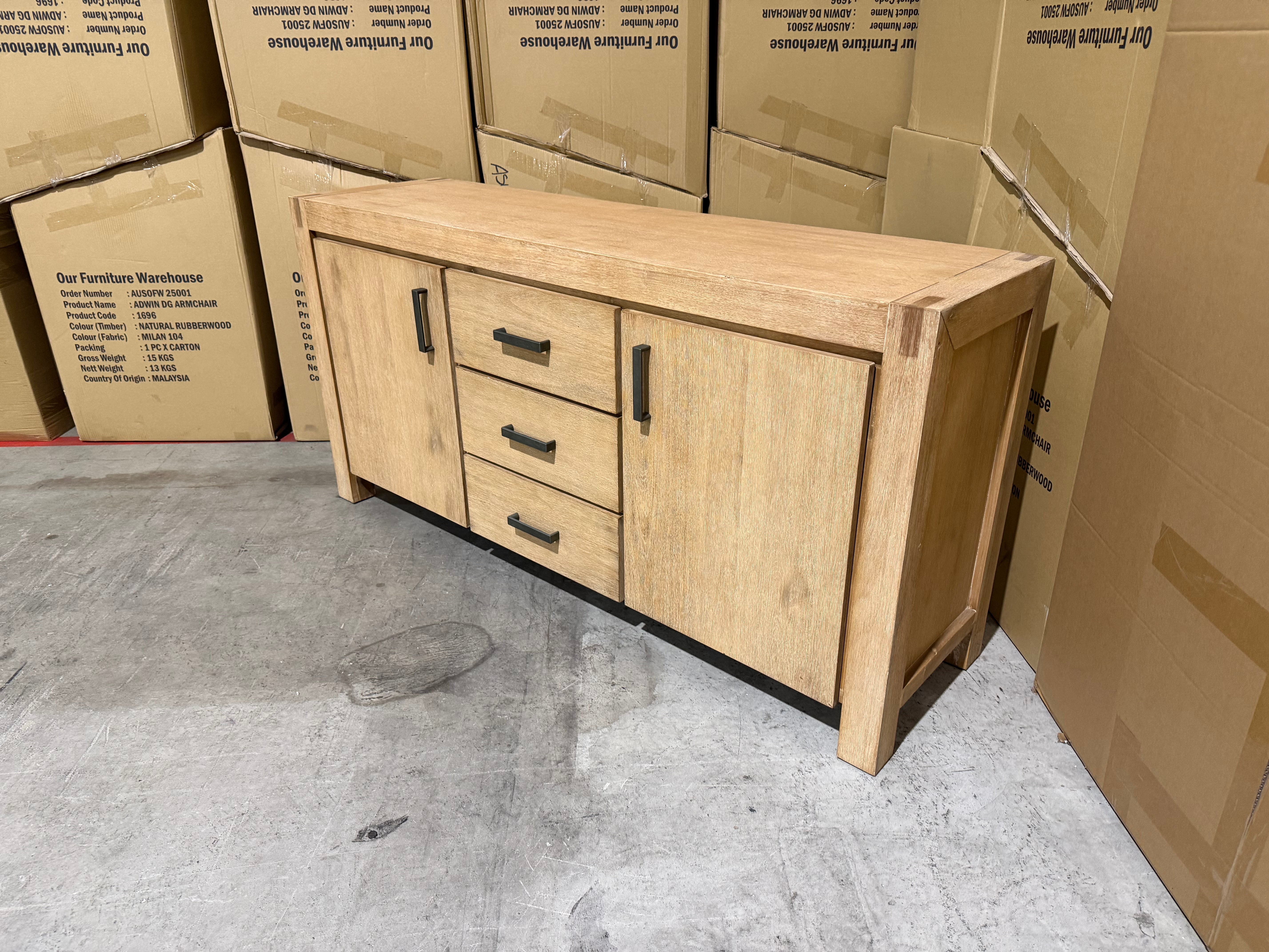Crystal brook 1620 buffet in acacia timber