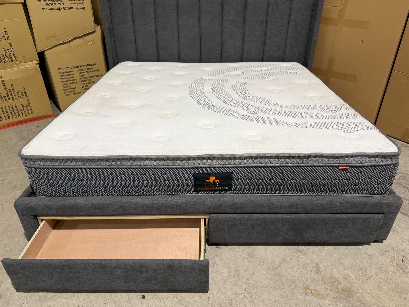 Portand Super King Bed & Mattress Package