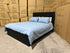 Portugal king size bed black finish