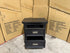 Calloway Bedside chest in Black finish