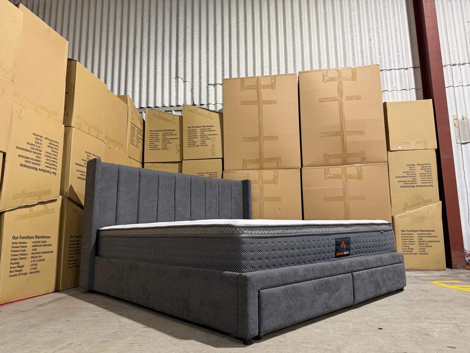 Portand Super King Bed & Mattress Package