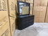 Athena ripple dressing table inc mirror in shadow black finish