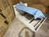 Atlanta King size bed in grey wash finish lift up storage
