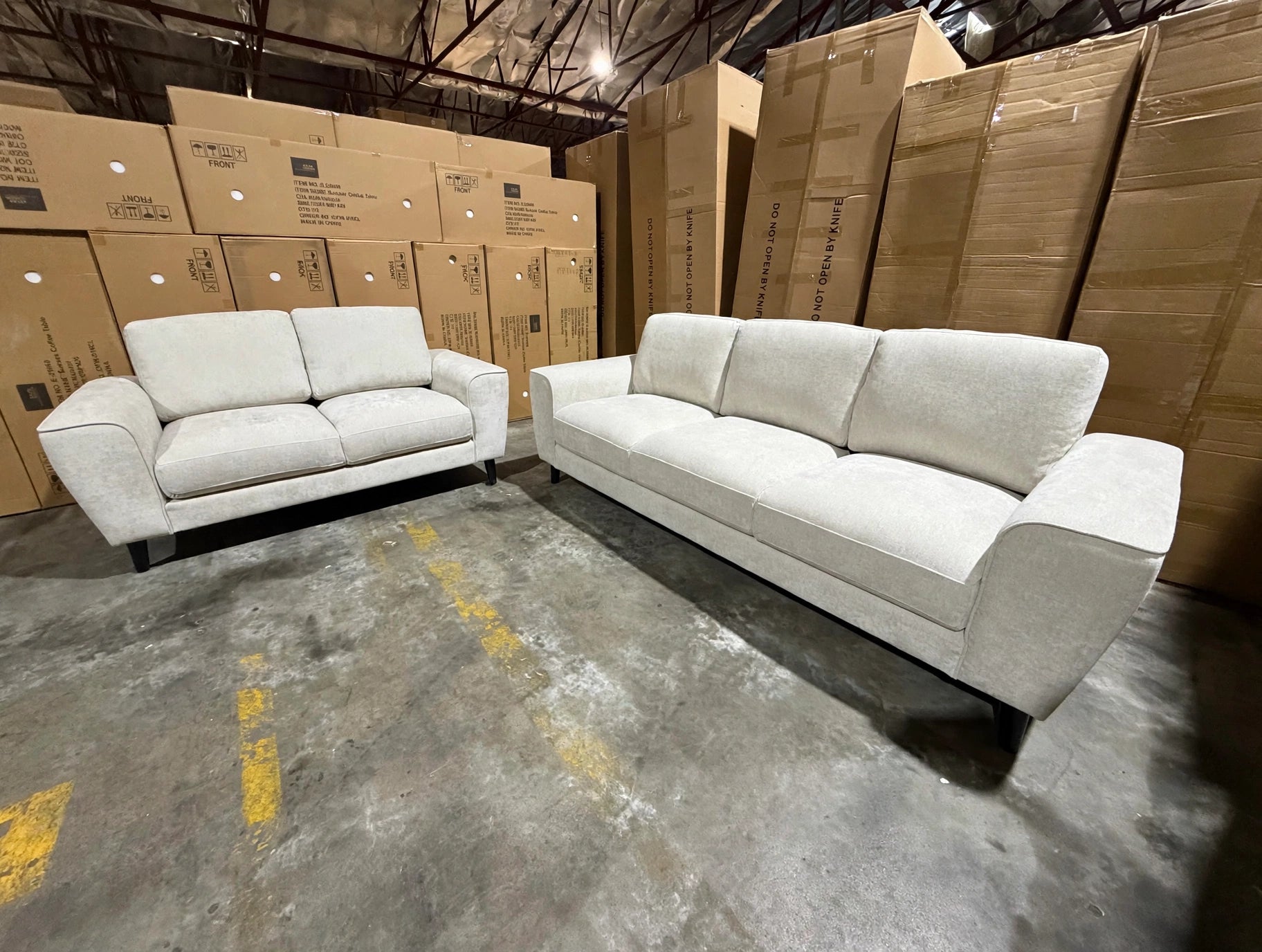 Sophia 3+2 Sofa Package In Wheat