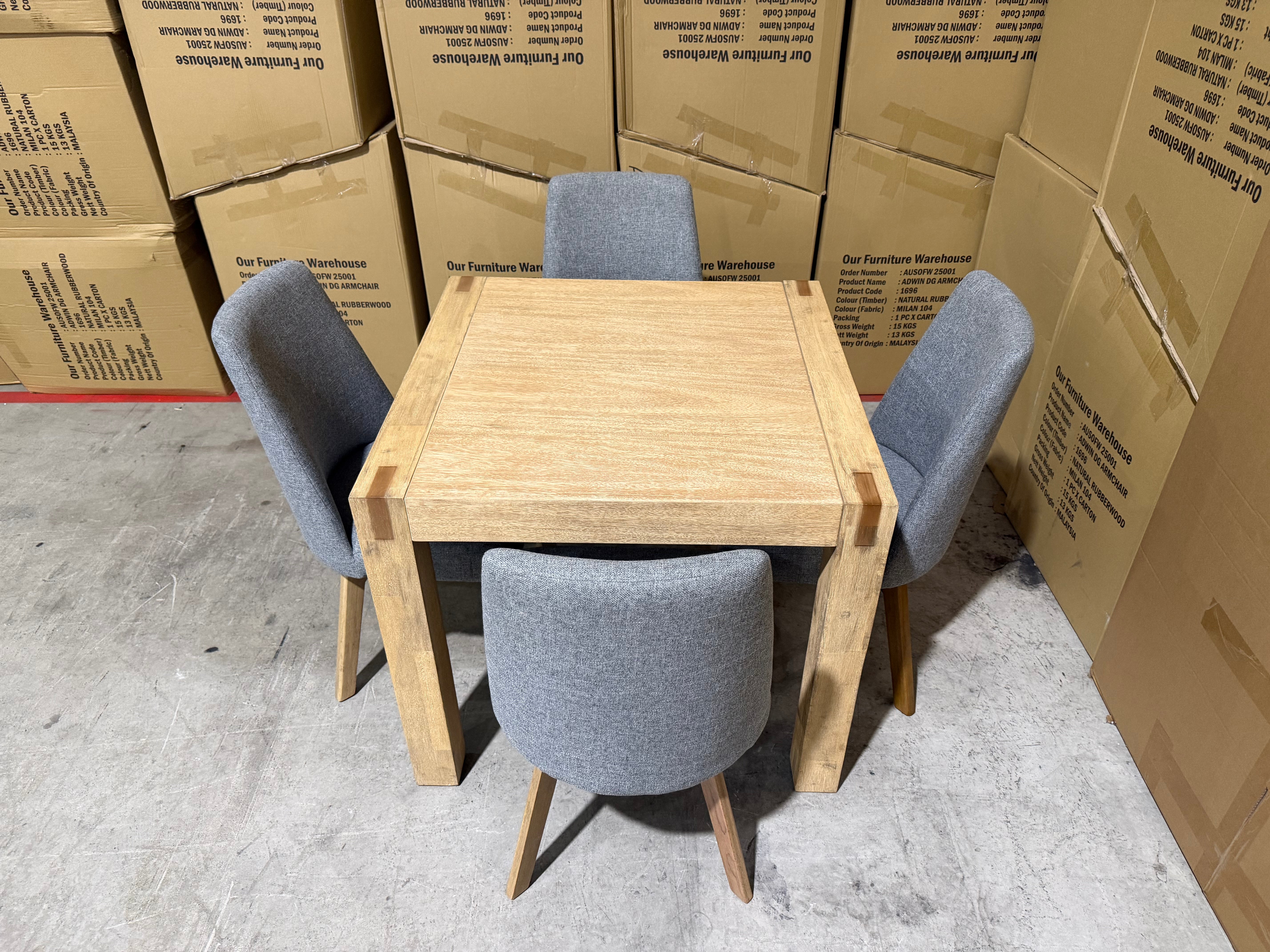 Crystalbrook 5 Piece Dining Suite