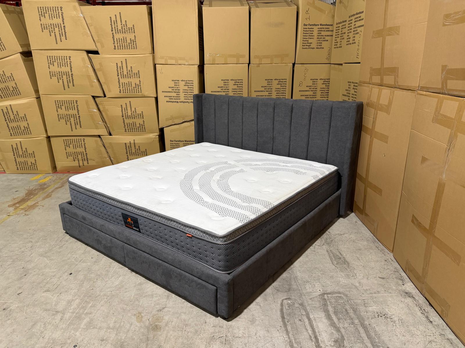Portand Super King Bed & Mattress Package