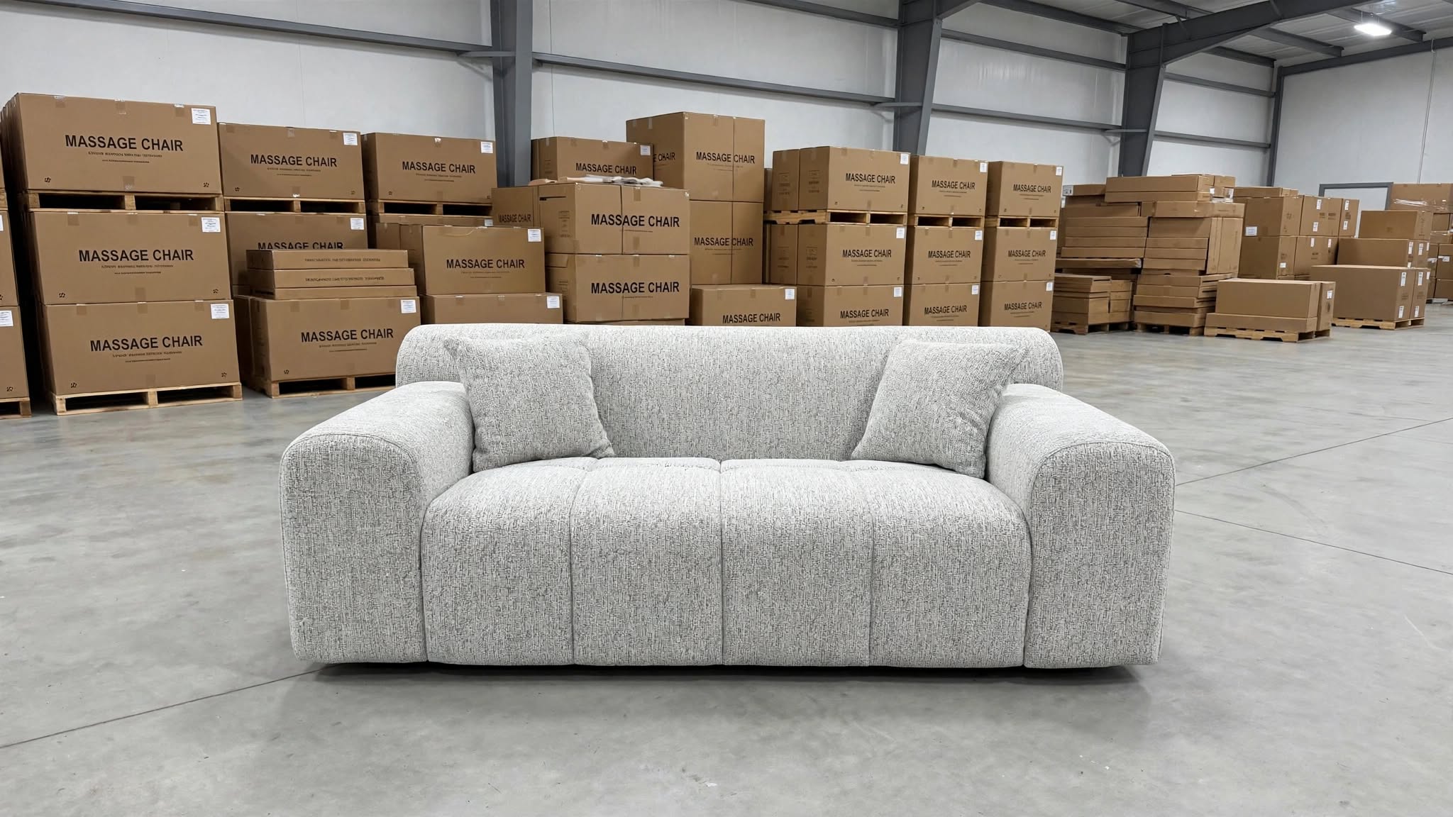 Bobbi 2 Seater Sofa In Grey
