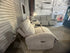 Roberto modular lounge with 3x dual motor head and foot electric recliners in Light Grey
