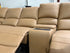 Bradford Home Theatre lounge 4 electric recliners in Tan