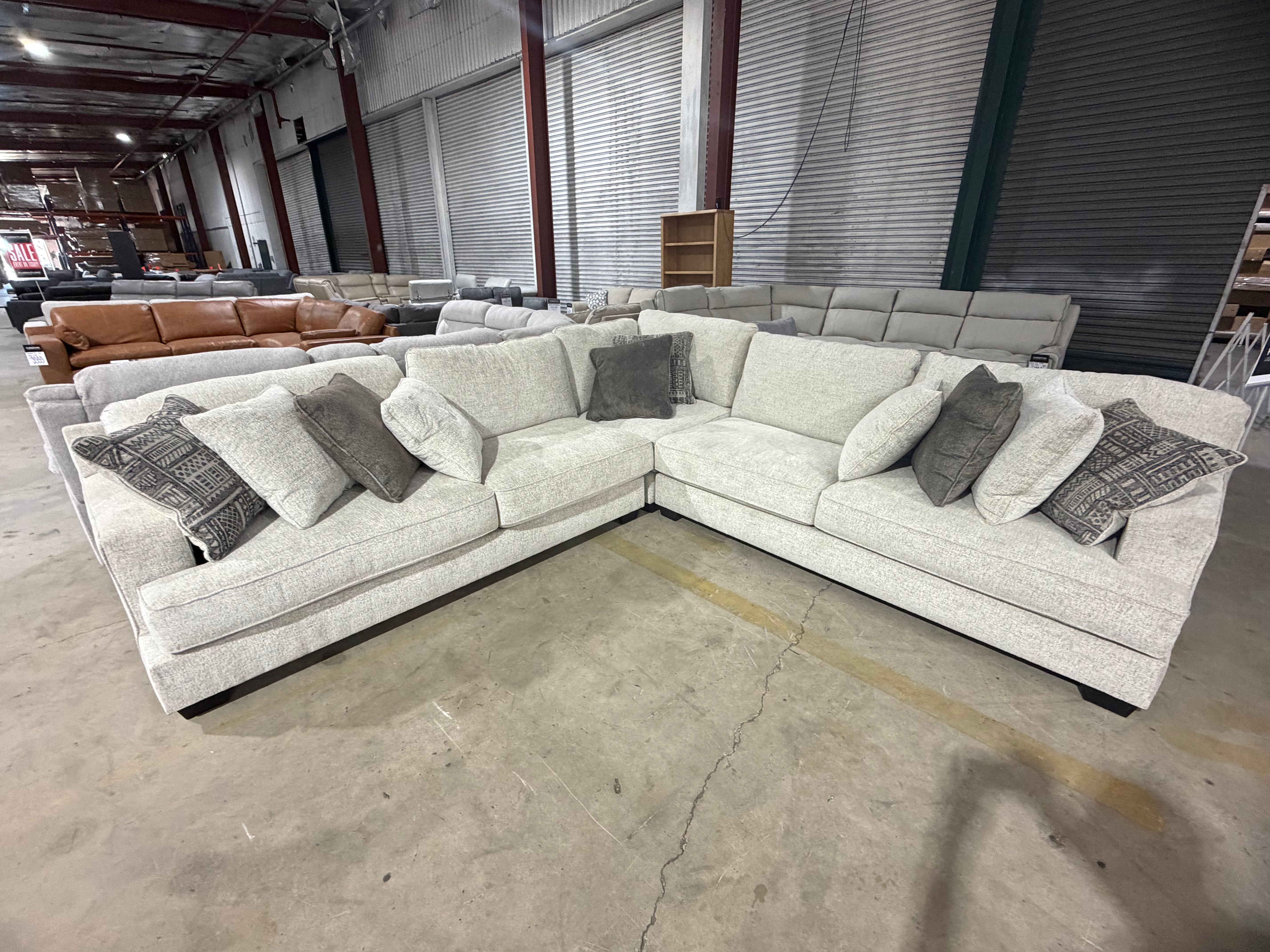 Cyprus 3pce Corner Lounge Inc 10 Scatter Cushions