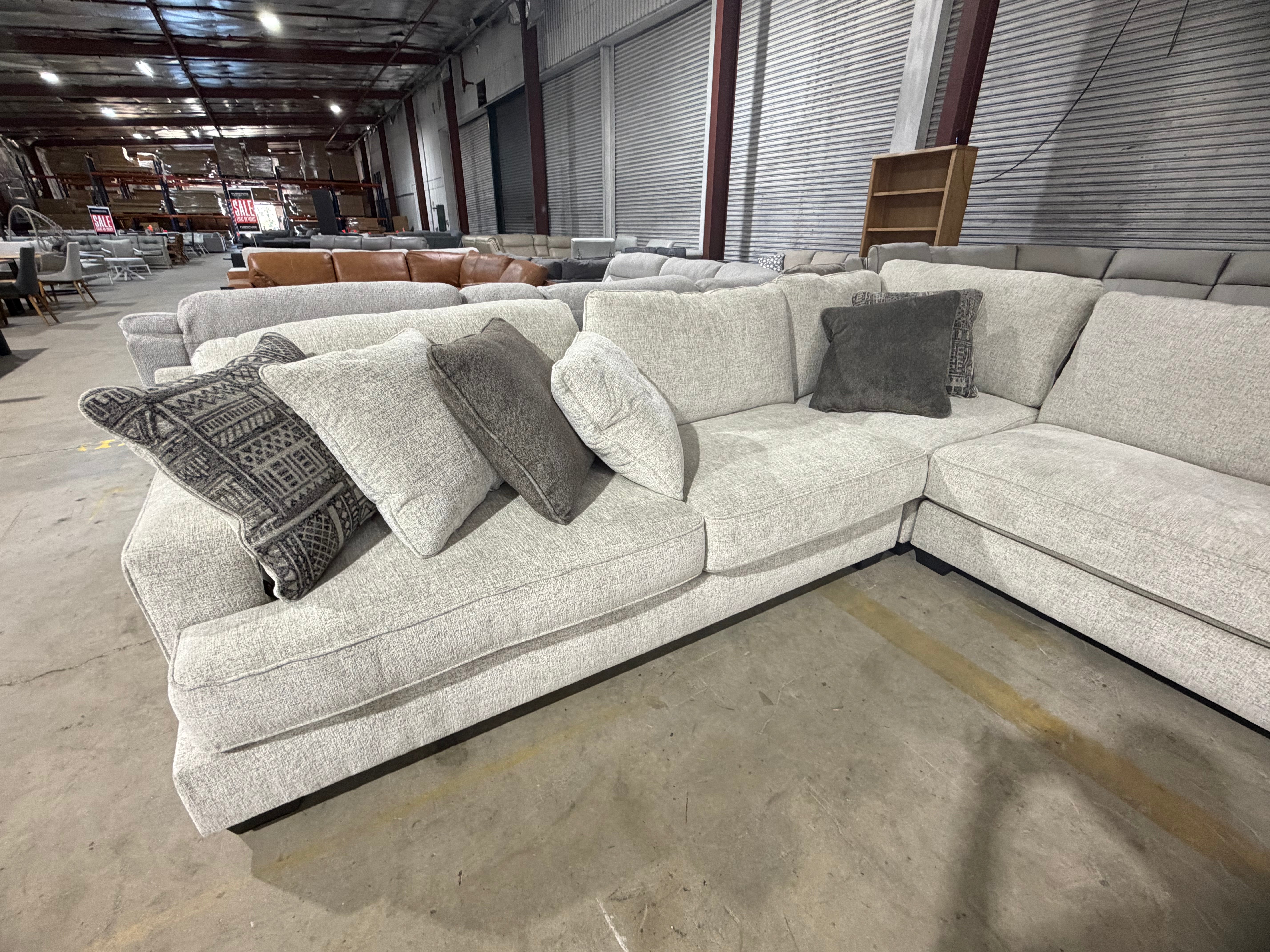 Cyprus 3pce Corner Lounge Inc 10 Scatter Cushions