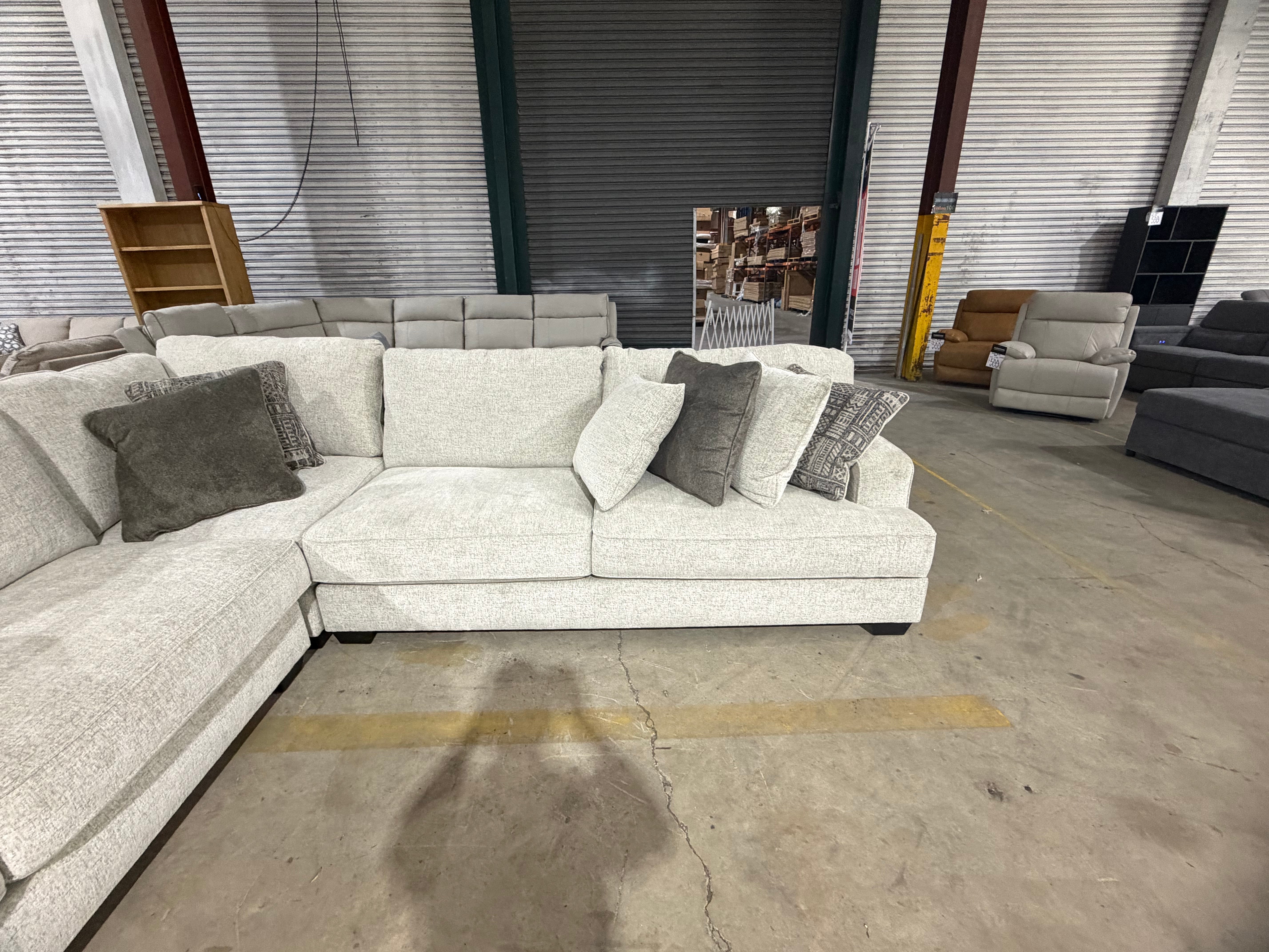 Cyprus 3pce Corner Lounge Inc 10 Scatter Cushions
