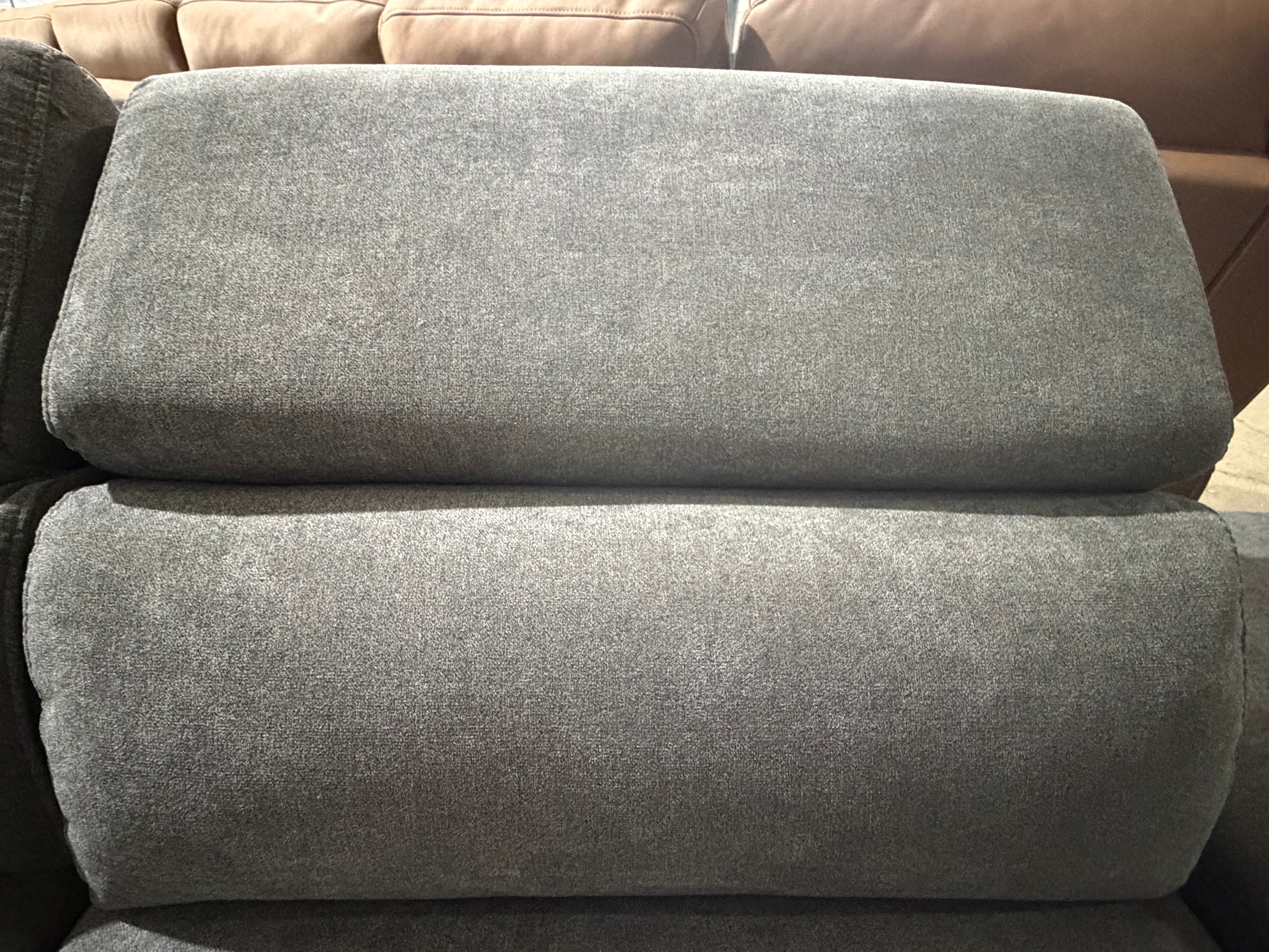 Barra RHF chaise lounge electric recliner Adjustable Headrest (Dark Grey)