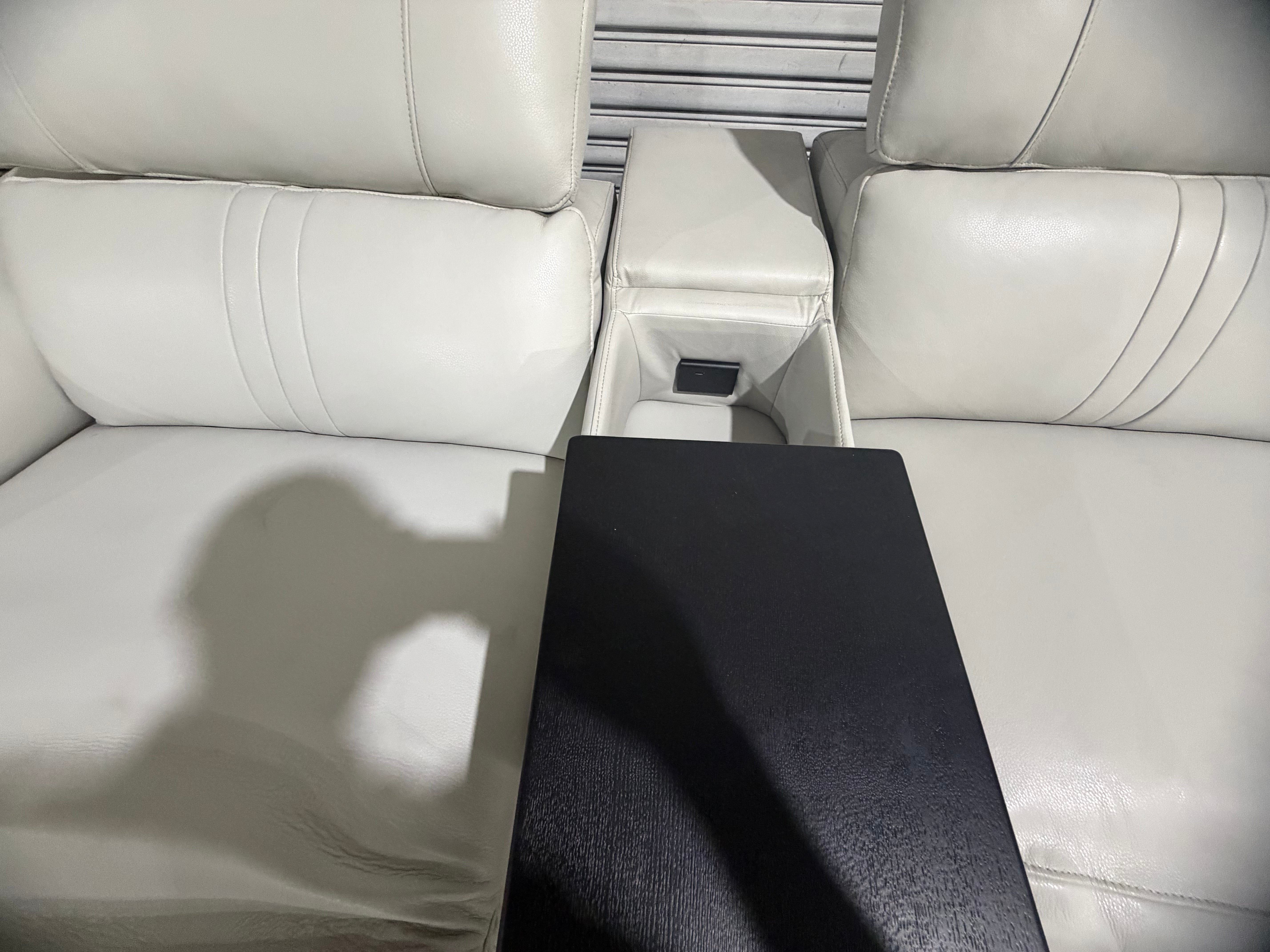 Arlo 6pce modular lounge with 3x dual motor recliners Light Grey