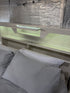 Atlanta Queen size bed in grey wash finish lift up storage