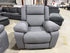 Bondi Manual Recliner Lounge in Grey
