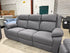 Bondi 3 seater Manual Recliner Lounge in Grey