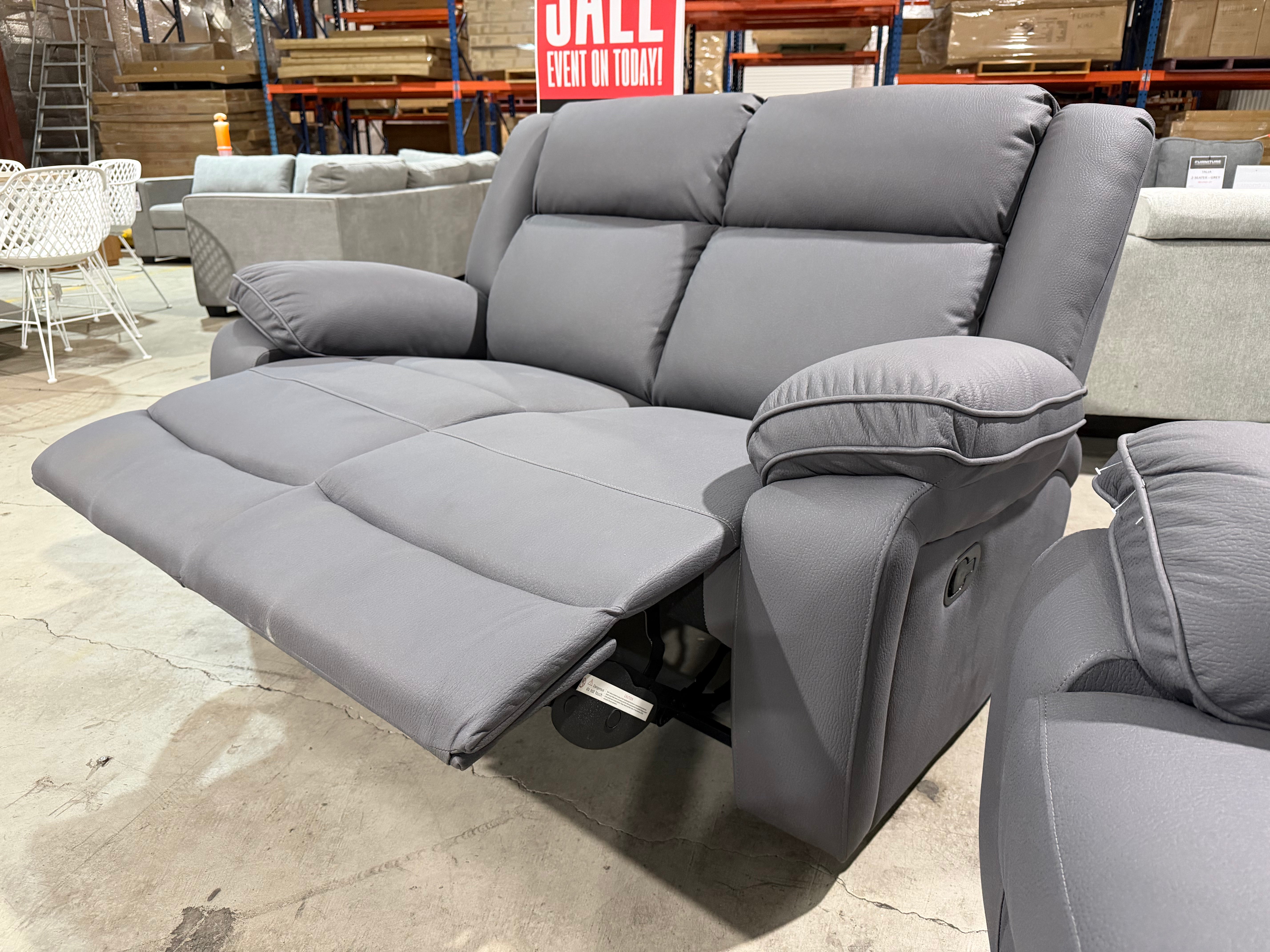 Bondi 2 Seater Manual Recliner Lounge