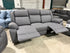 Bondi 3 seater Manual Recliner Lounge in Grey