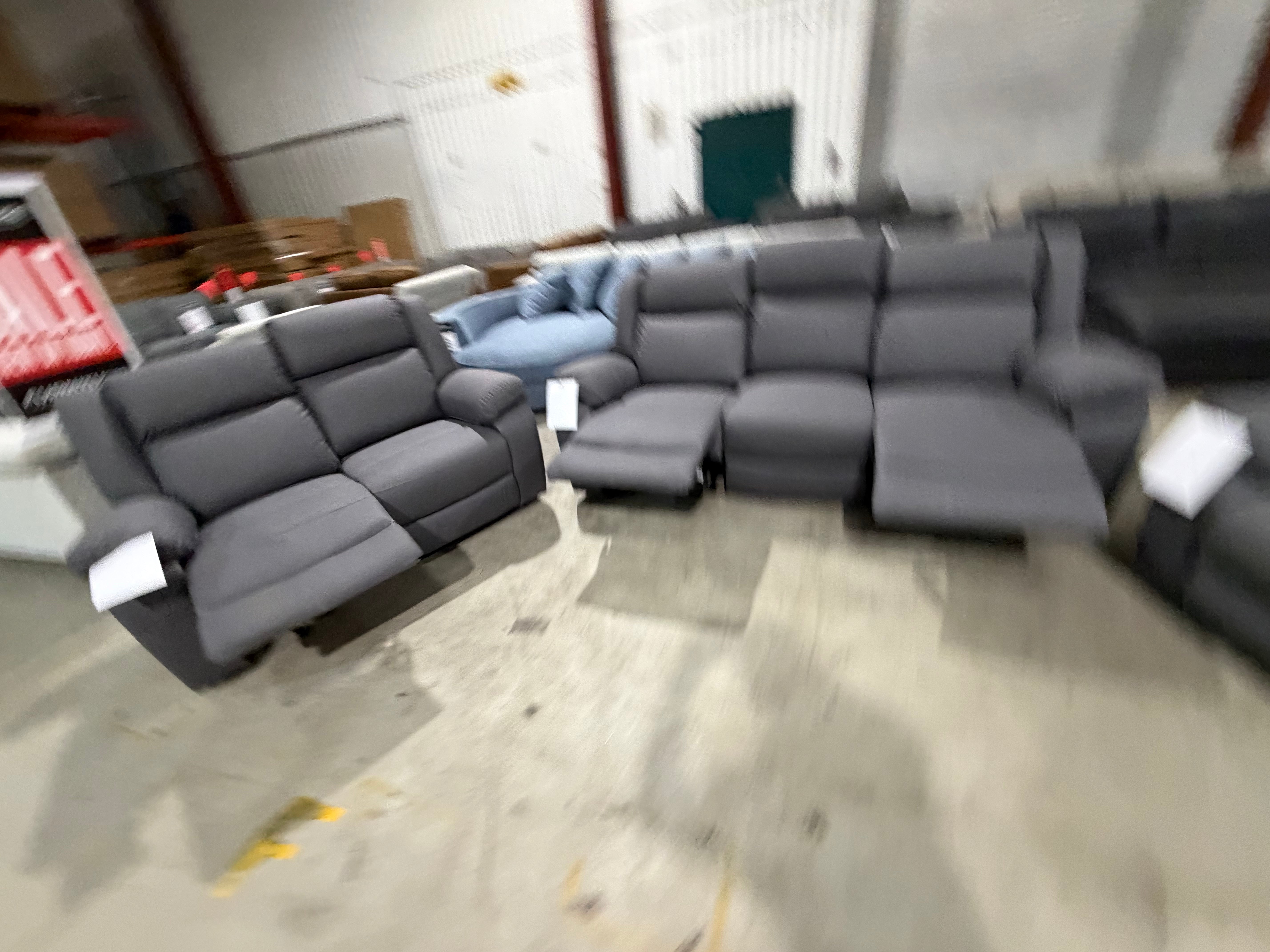 Bondi 3+2 Recliner Package In Grey