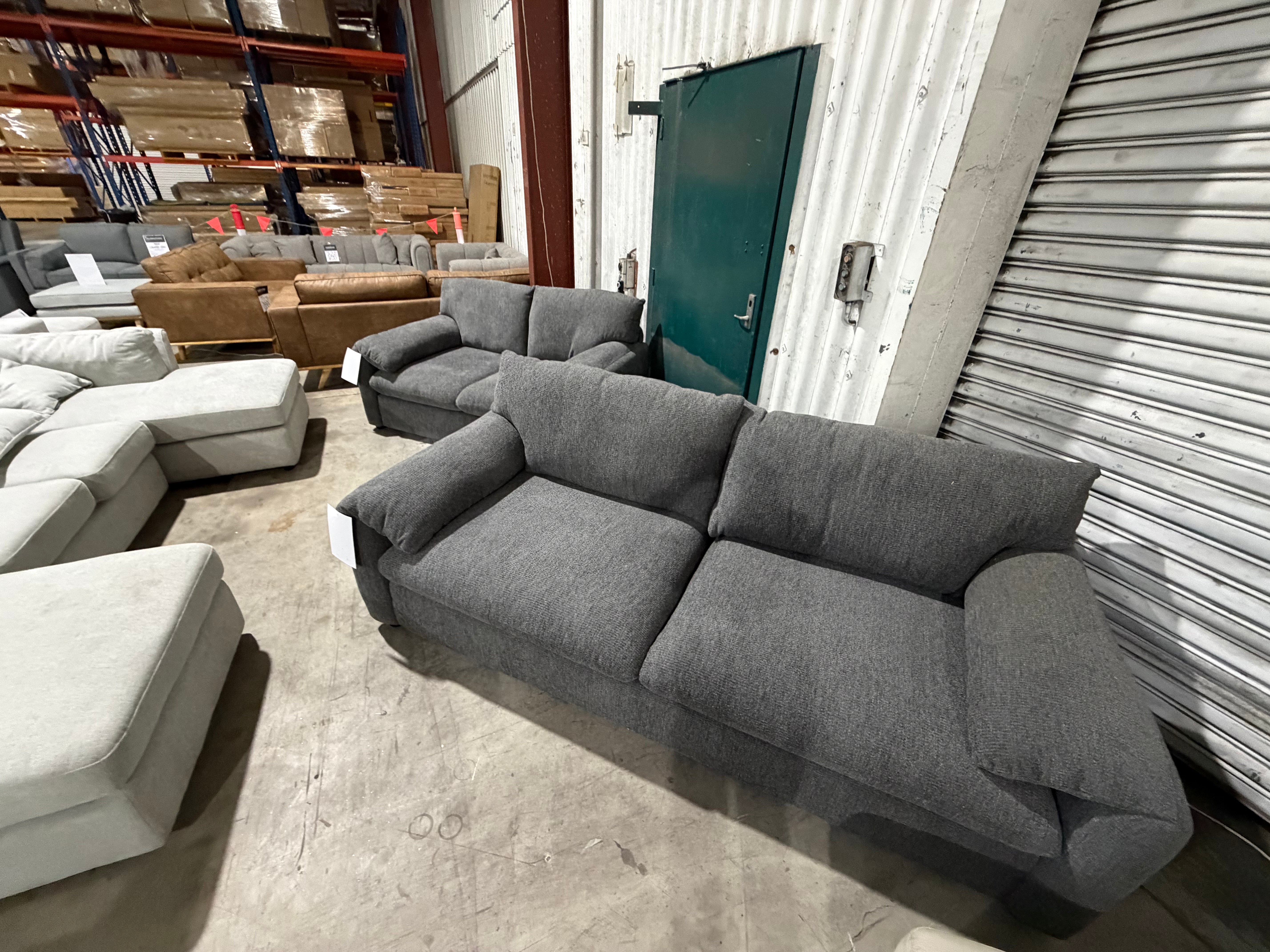 Tango 3+2 Seater Sofa Package In Dark Grey