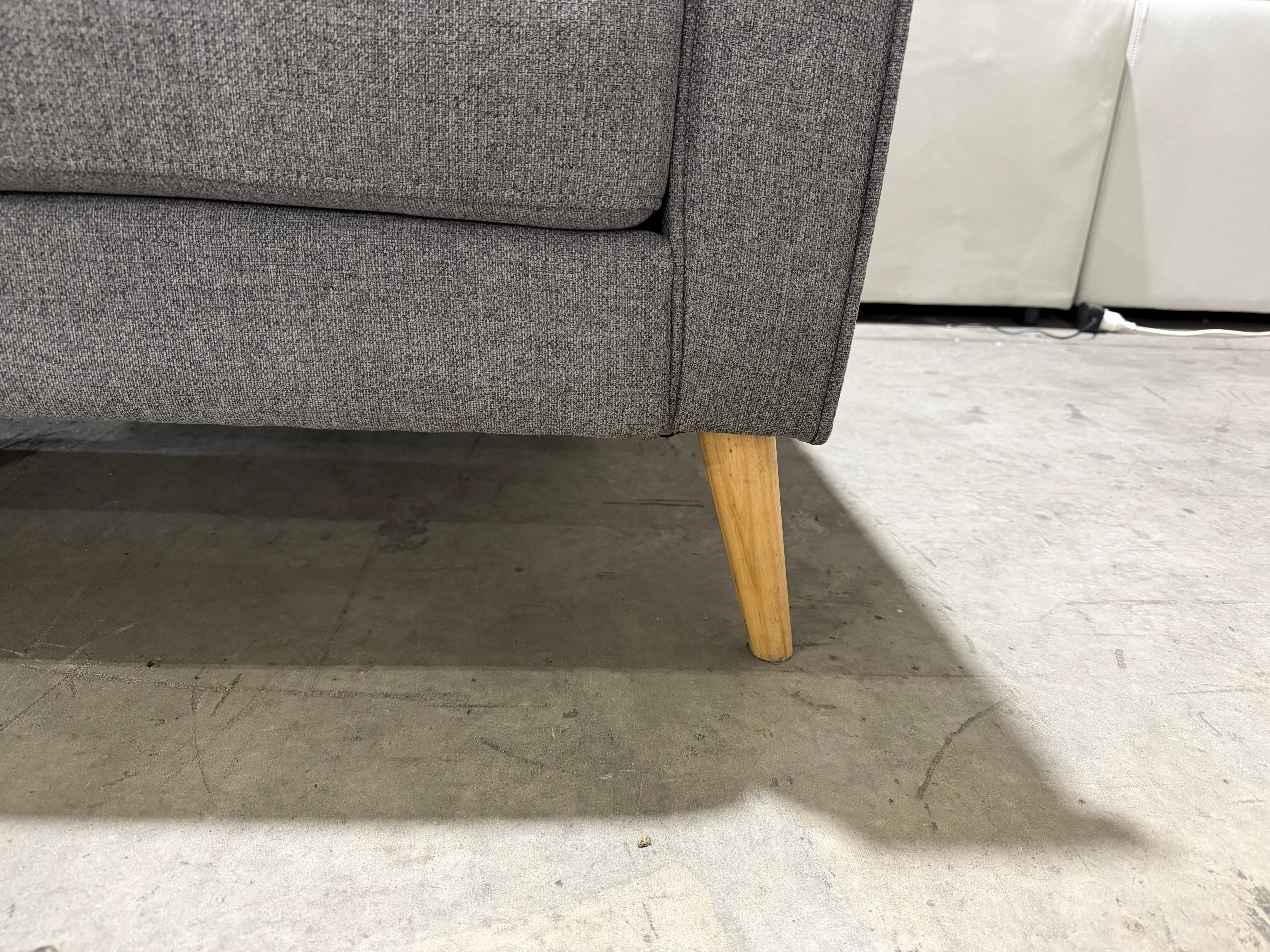 Adonis LHF Chaise Lounge In Dark Grey