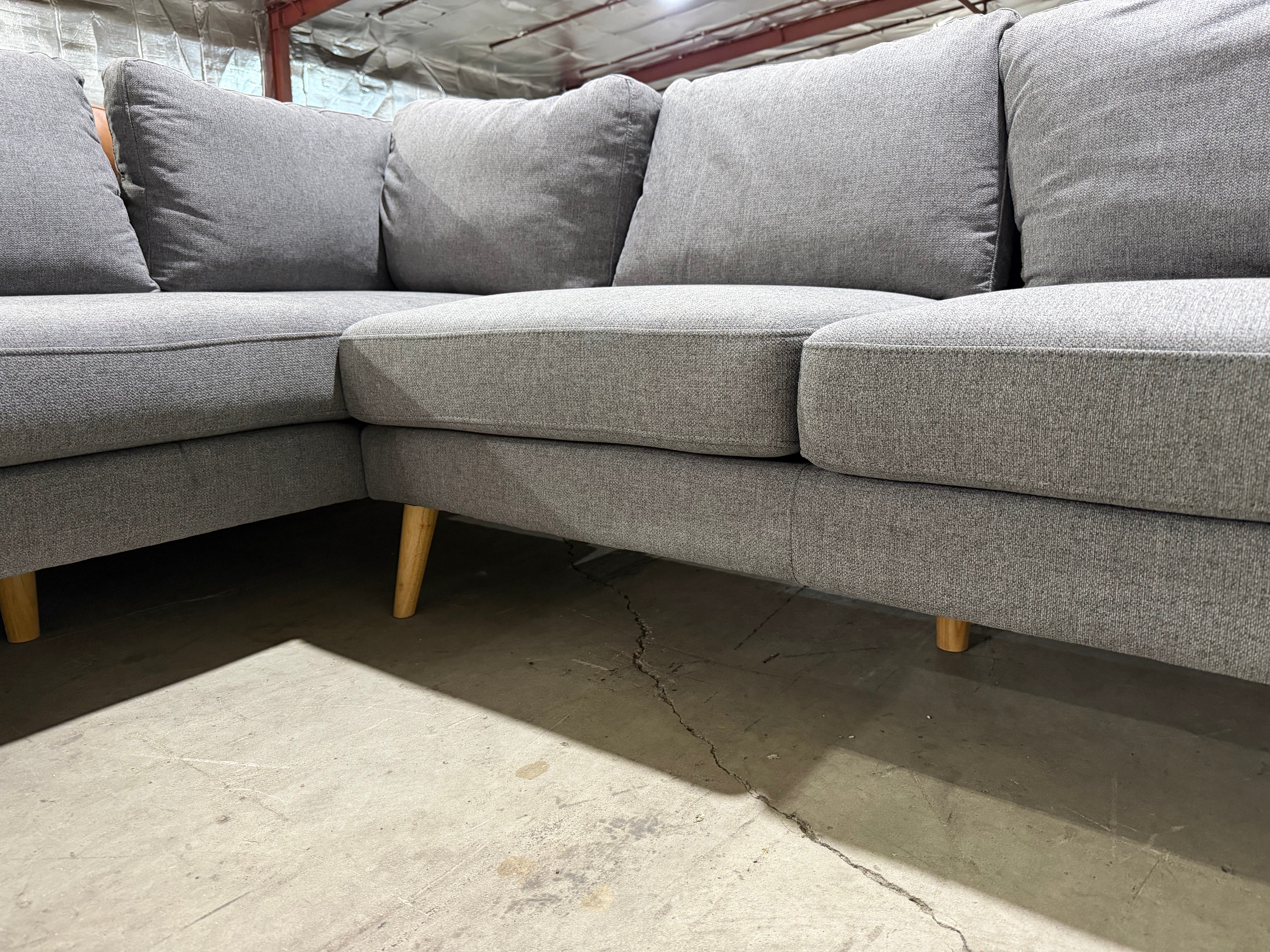 Adonis LHF Chaise Lounge In Dark Grey