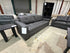 Abbie 3+2 Full leather Lounge Matt Black