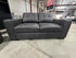Abbie 3+2 Full leather Lounge Matt Black