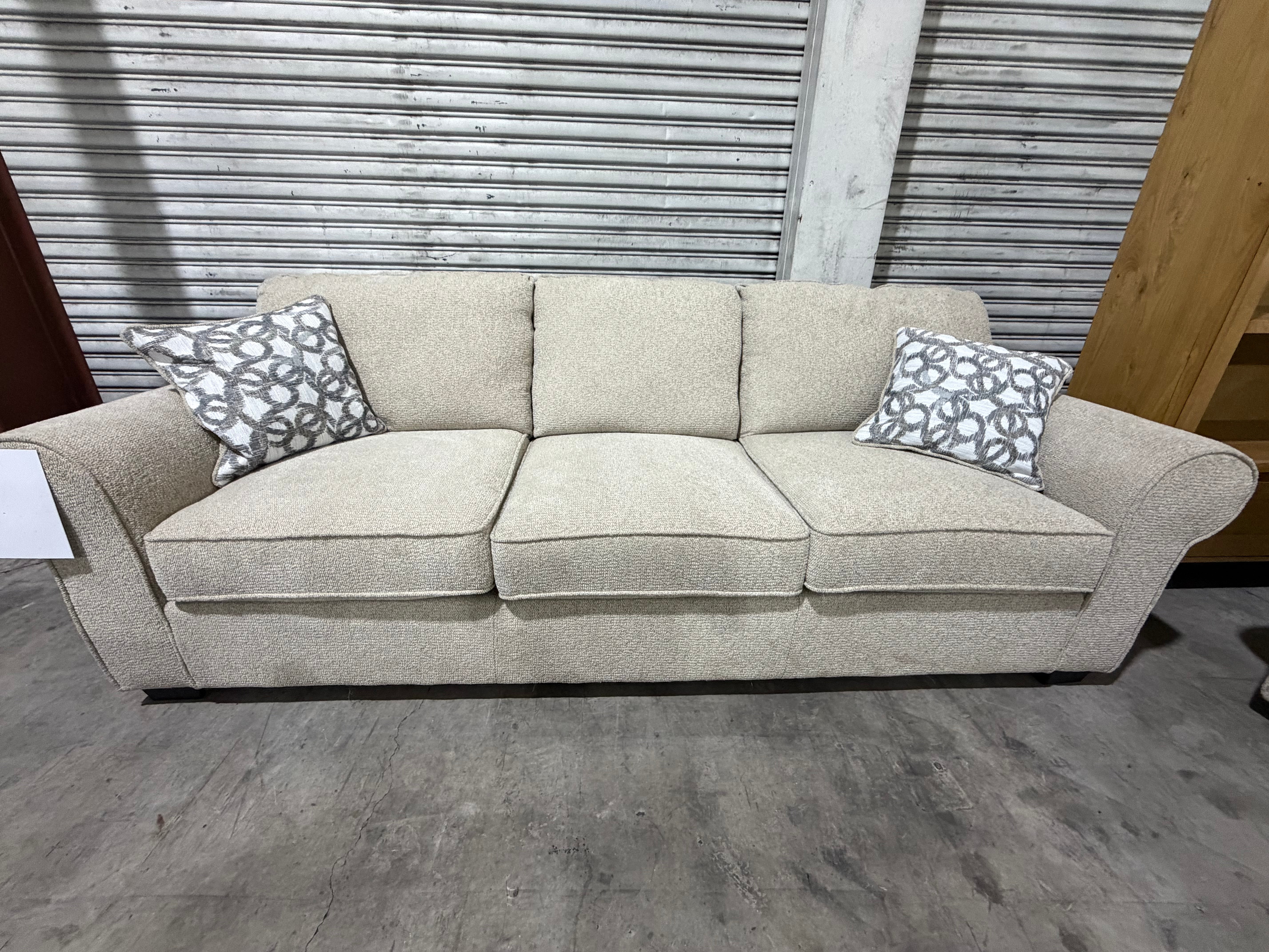 Balmain Lounge 3+2 Sofa Pair Beige