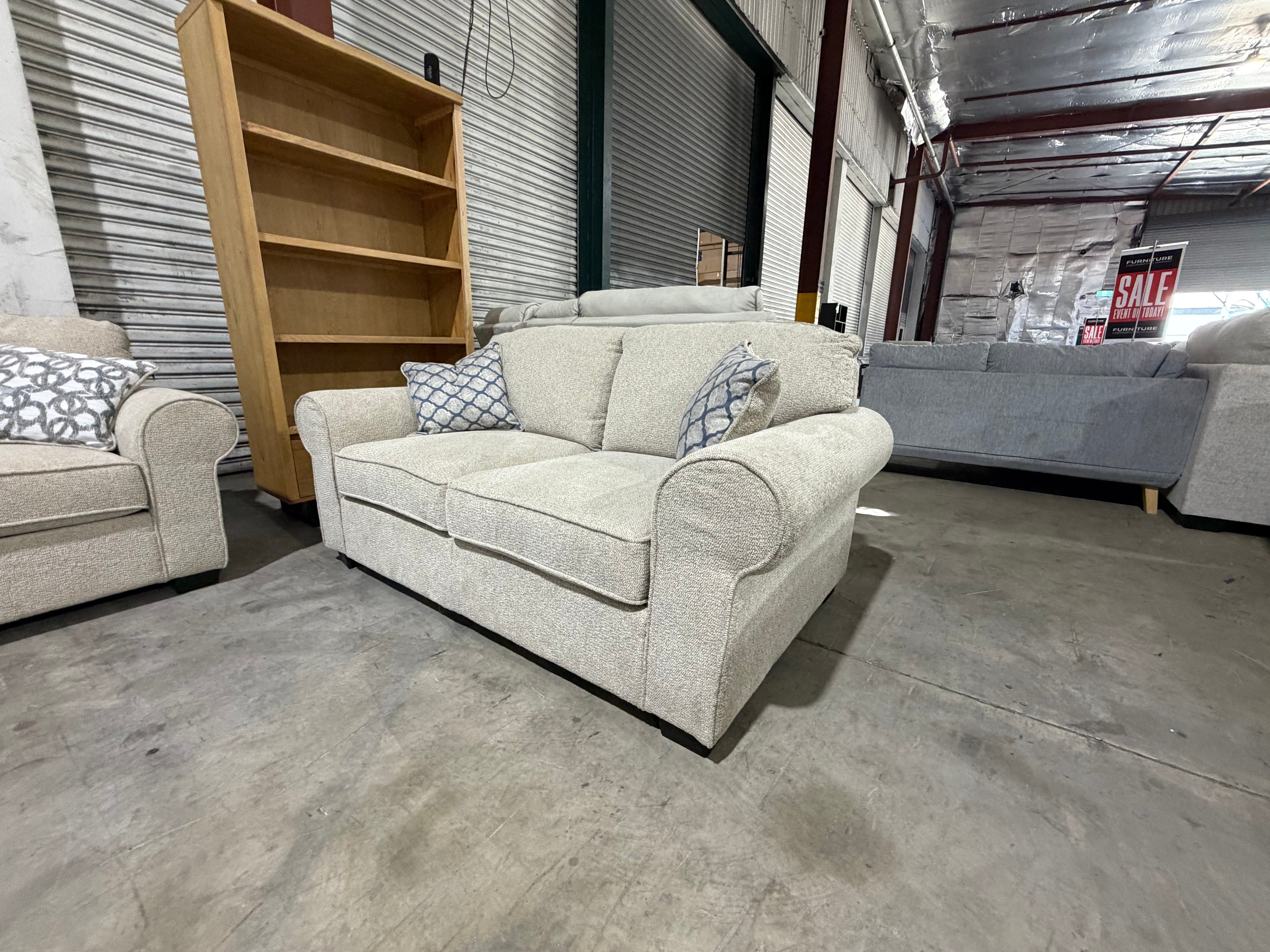 Balmain Lounge 3+2 Sofa Pair Beige