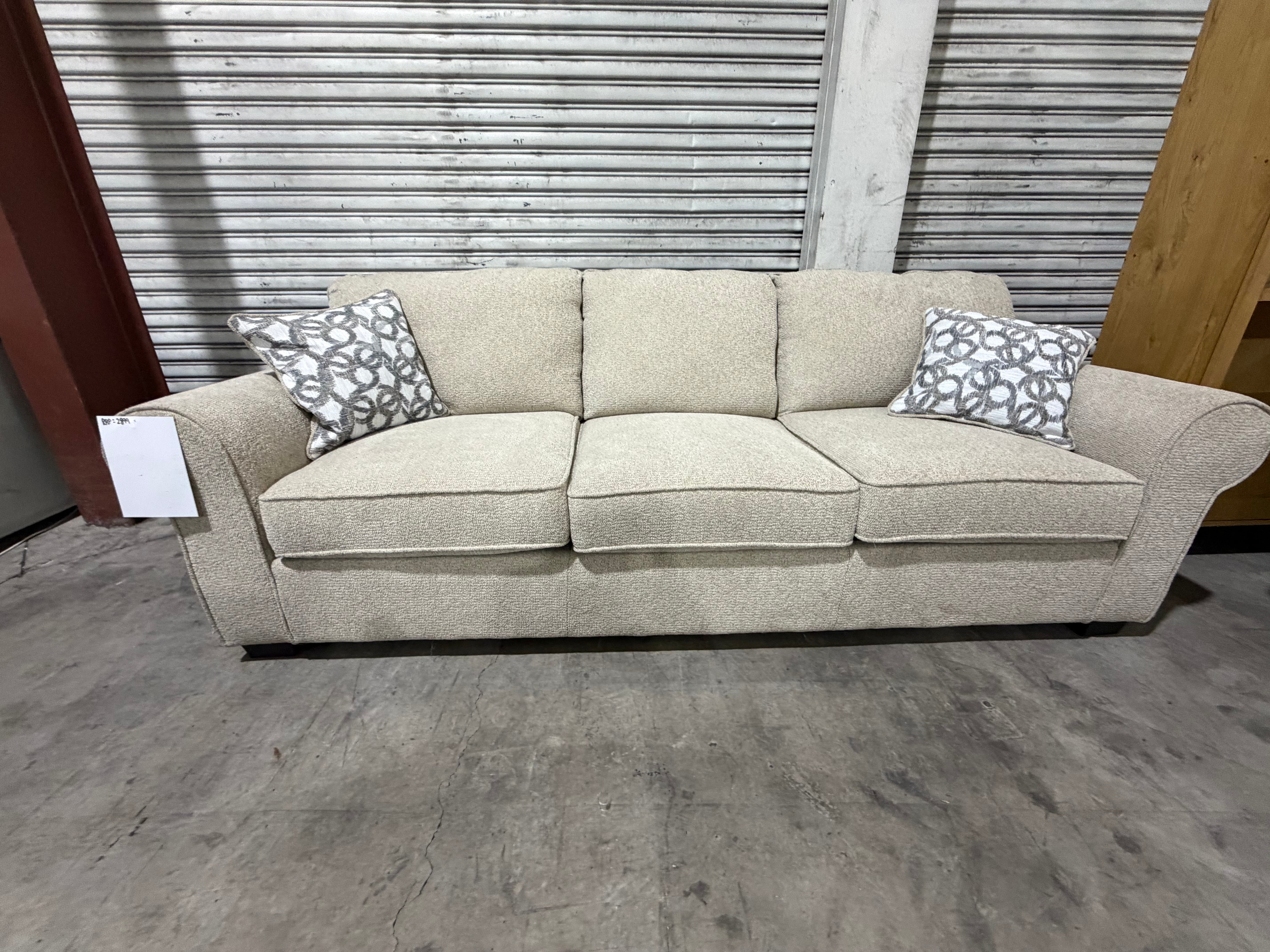 Balmain Lounge 3+2 Sofa Pair Beige