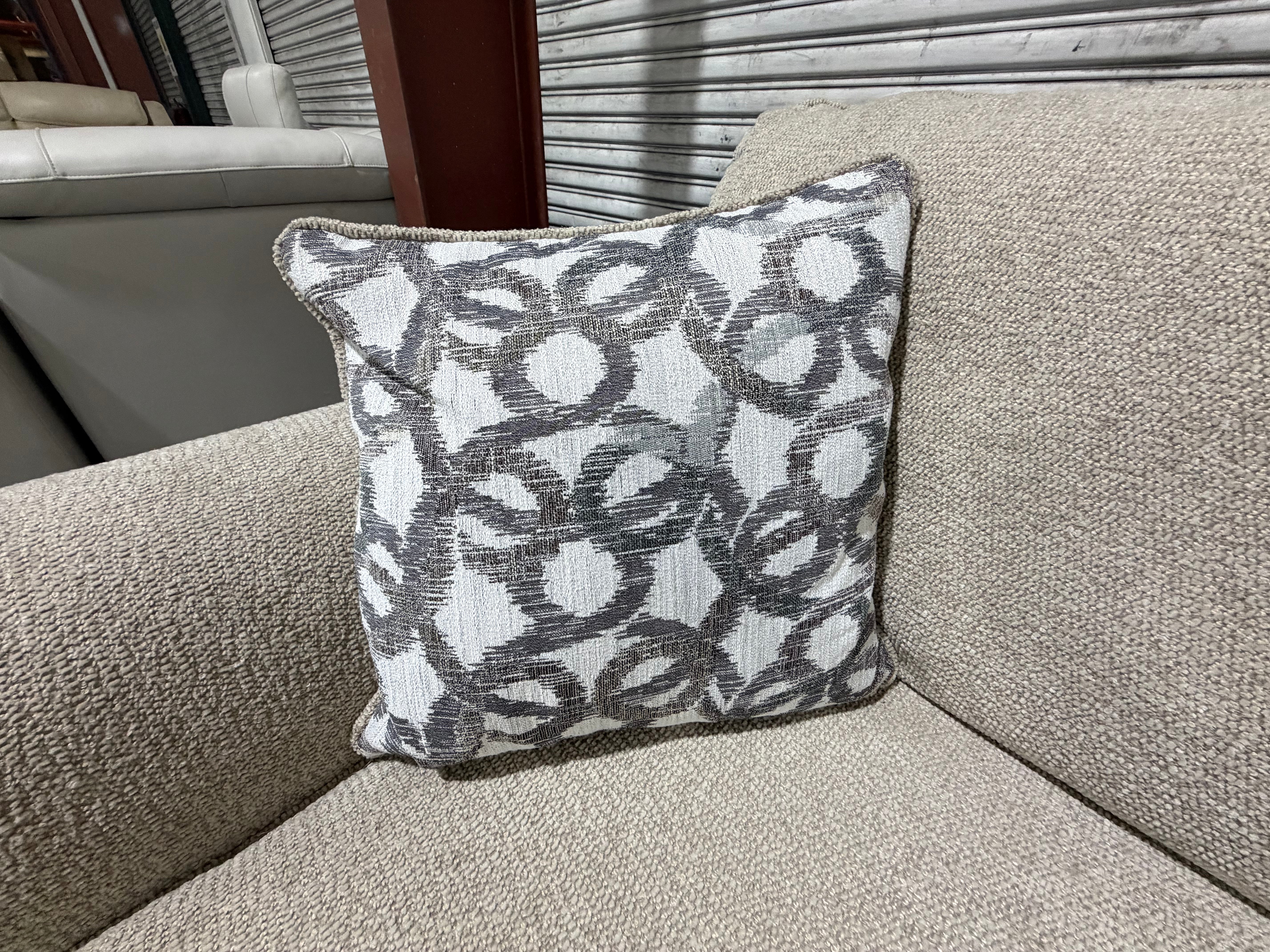 Balmain Lounge 3+2 Sofa Pair Beige