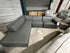 Sorrento LHF chaise Lounge in Asphalt grey leather